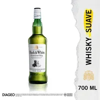 Whisky BLACK AND WHITE botella 8 Años (700 ml)