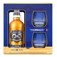 Whisky CHIVAS REGAL 18 años + 2 vasos (700 ml)