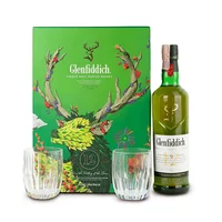 Whisky Glenfiddich 12 años + 2 vasos 700 ml