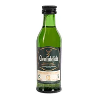 Whisky Glenfiddich 12 años Botella Mini 50 ml