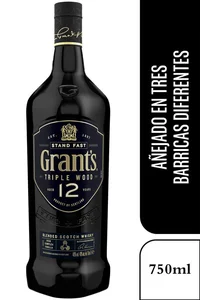 WHISKY GRANTS TRIPLE WOOD 12YO 750 ml