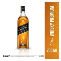 Whisky Johnnie Walker Black Label Escocés x700ml