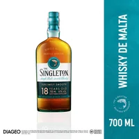 Whisky SINGLETON single malt 18 Años (700 ml)