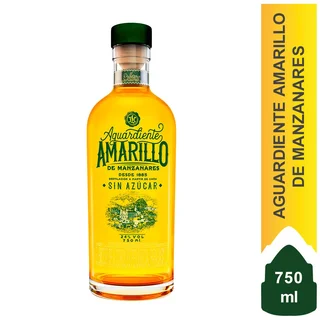 Aguardiente Amarillo De Manzanares 24° x750ml