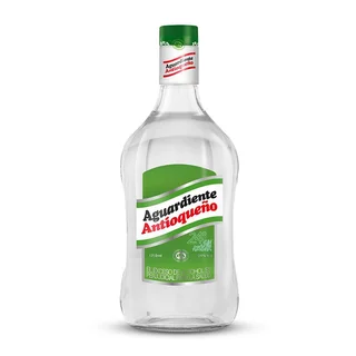 Aguardiente ANTIOQUENO verde sin azúcar garrafa (1750 ml)