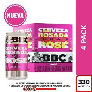Cerveza artesanal BOGOTA BEER COMPANY lata rosé (1076 ml)