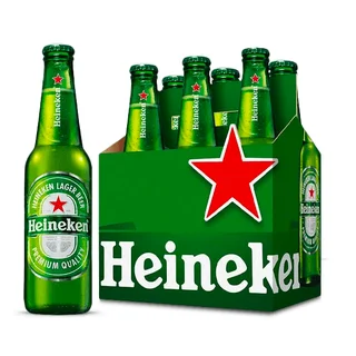 Cerveza Heineken Botella X6 330 ml