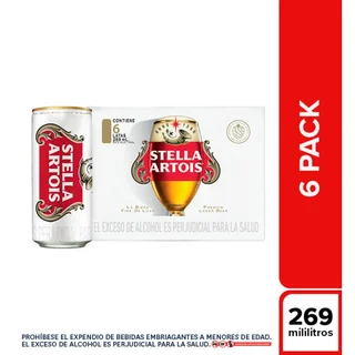 Cerveza STELLA ARTOIS lata (1614 ml)