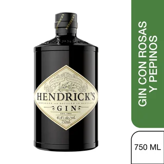 Ginebra HENDRICKS rosas pepinos (750 ml)