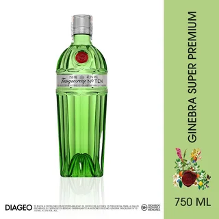 Ginebra TANQUERAY super premium (750 ml)