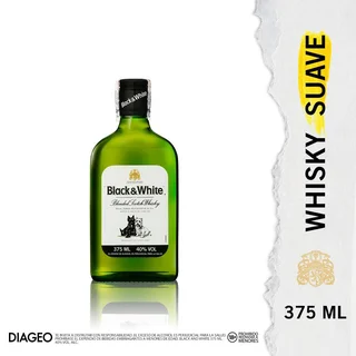 Whisky BLACK AND WHITE media 8 Años (375 ml)