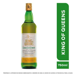 Whisky KING OF QUEENS Blended Scoth botella (750 ml)