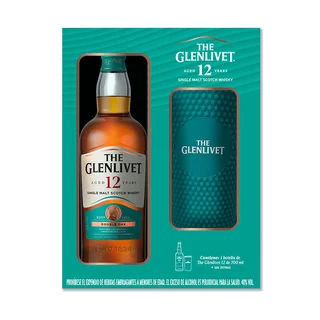 Whisky The Glenlivet 12 Años 700ml + Termo