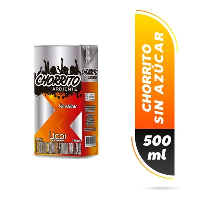 Aguardiente CHORRITO sin azúcar (500 ml)