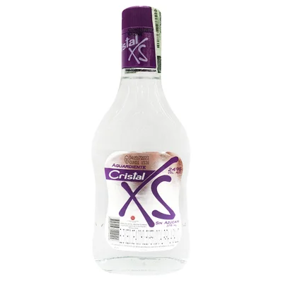 Aguardiente cristal xs 24° x375 ml