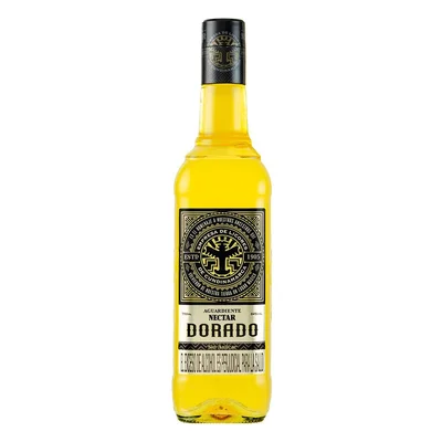 Aguardiente NECTAR botella dorado sin azúcar (750 ml)
