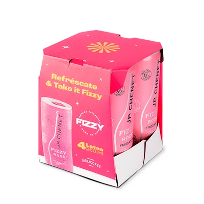 Aperitivo Fizzy Jp Chenet Rose X4 250 ml