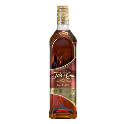 Botella RON FLOR DE CAÑA gran reserva 7 años botella (750 ml)