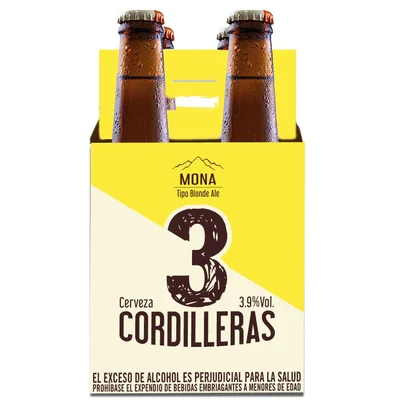 Cerveza 3CORDILLERAS Mona Tipo Blonde (1200 ml)