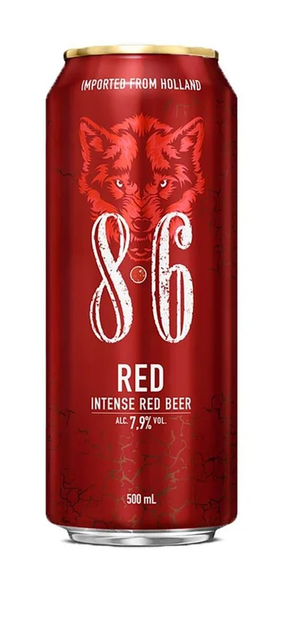 Cerveza 8.6 Red Lata 500 ml