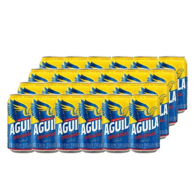 Cerveza AGUILA lata x 24 unds (7.920 ml)