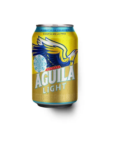 Cerveza AGUILA LIGHT lata sabor sin igual (330 ml)