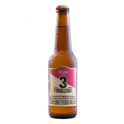Cerveza artesanal 3CORDILLERAS rosada (300 ml)