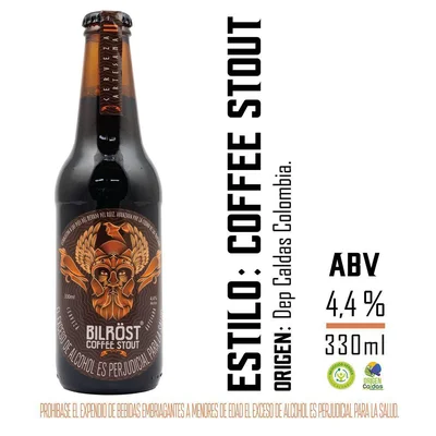 Cerveza artesanal BILROST botella (330 ml)