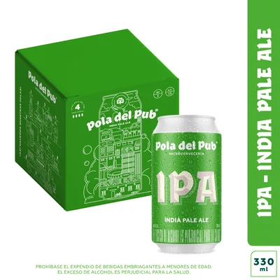Cerveza artesanal POLA DEL PUB tipo indian (1320 ml)