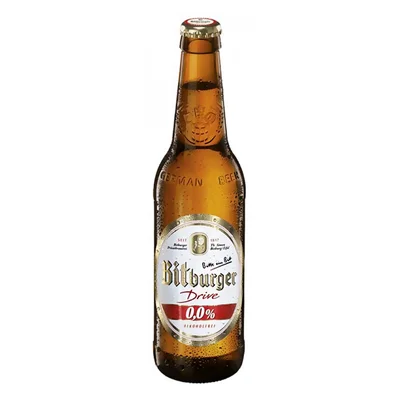 Cerveza Bitburger Drive 0.0% Botella x 330 Ml