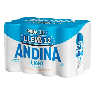 Cerveza CERVEZA ANDINA LIGHT lata light (3410 ml)