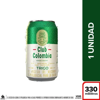 Cerveza CLUB COLOMBIA trigo (330 ml)