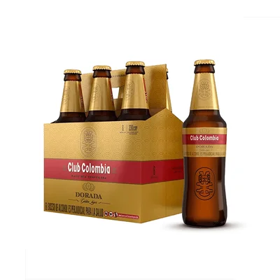 Cerveza Club Colombia X6 330 ml