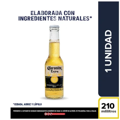 Cerveza Coronita Botella 210ml