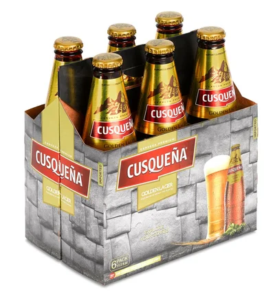 Cerveza CUSQUEÑA dorada six pack (1980 ml)