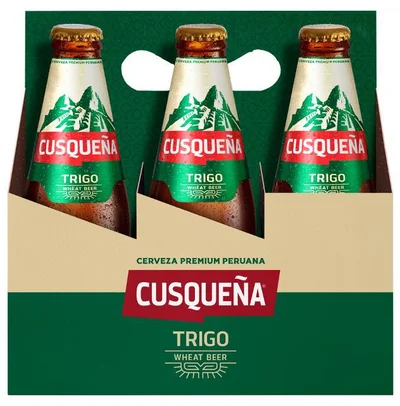 Cerveza CUSQUEÑA trigo six pack (1980 ml)
