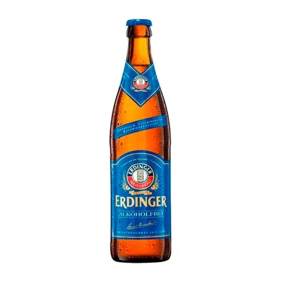 Cerveza erdinger sin alcohol botella x 500 ml