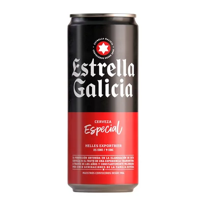Cerveza ESTRELLA GALICIA lata especial (330 ml)