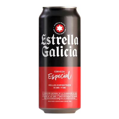 Cerveza ESTRELLA GALICIA lata especial (500 ml)
