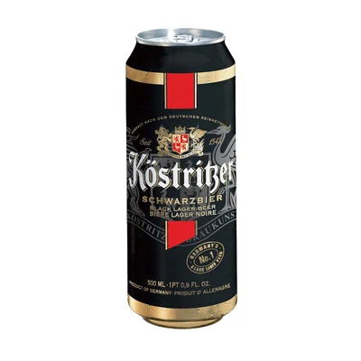 Cerveza Kostritzer Negra Lata 500 ml