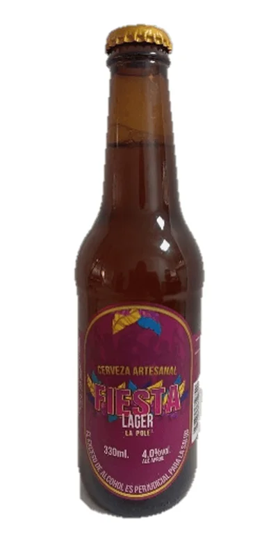 Cerveza La Pole Artesanal Fiesta x330ml