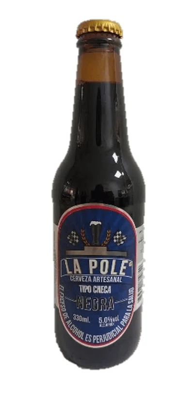 Cerveza La Pole Artesanal Negra x330ml