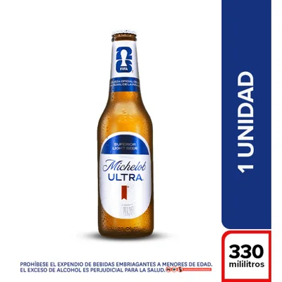 Cerveza MICHELOB ULTRA botella (330 ml)