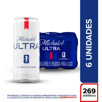 Cerveza MICHELOB ULTRA six pack (1614 ml)