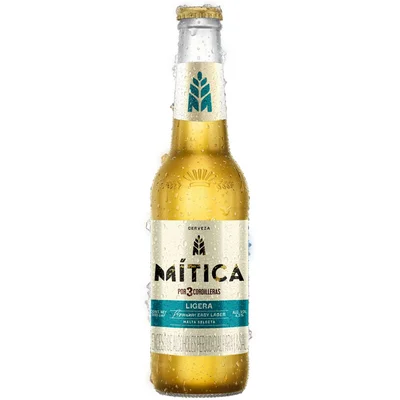 Cerveza Mitica BNR300 Unid Ligera Mítica Ligera Botella 300ml Sixpack (300 ml)