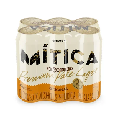 Cerveza Mitica L310 X6 Original Mítica Original Lata310ml Sixpack (1860 ml)