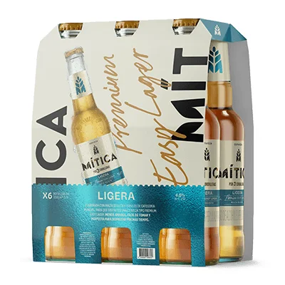 Cerveza Mitica Ligera Botella 6Und 300ml c/u