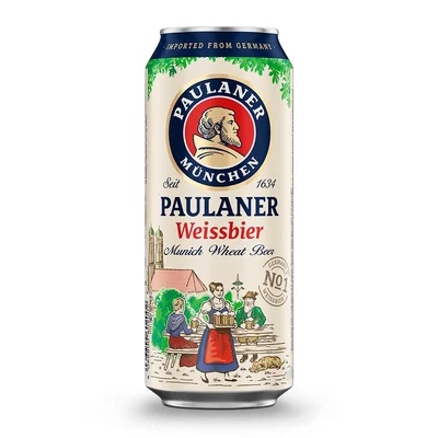 Cerveza PAULANER lata hefewweissbier naturtrueb (500 ml)