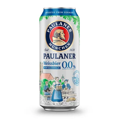 Cerveza PAULANER libre de alcohol (500 ml)
