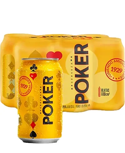 Cerveza Poker Sixpack x 330ml
